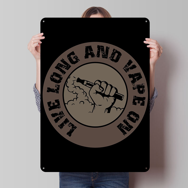 Desk Setup Poster - Affiches en fer blanc pour Ecig,
