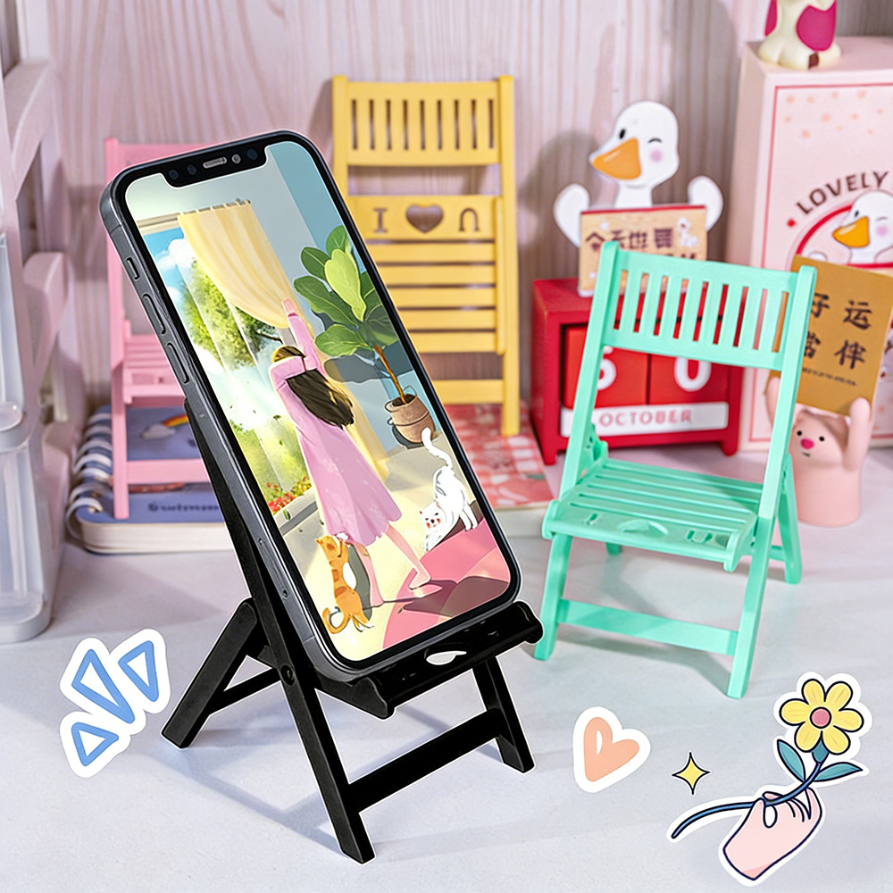 Desk Setup Dorm - Support de téléphone portable pliable en