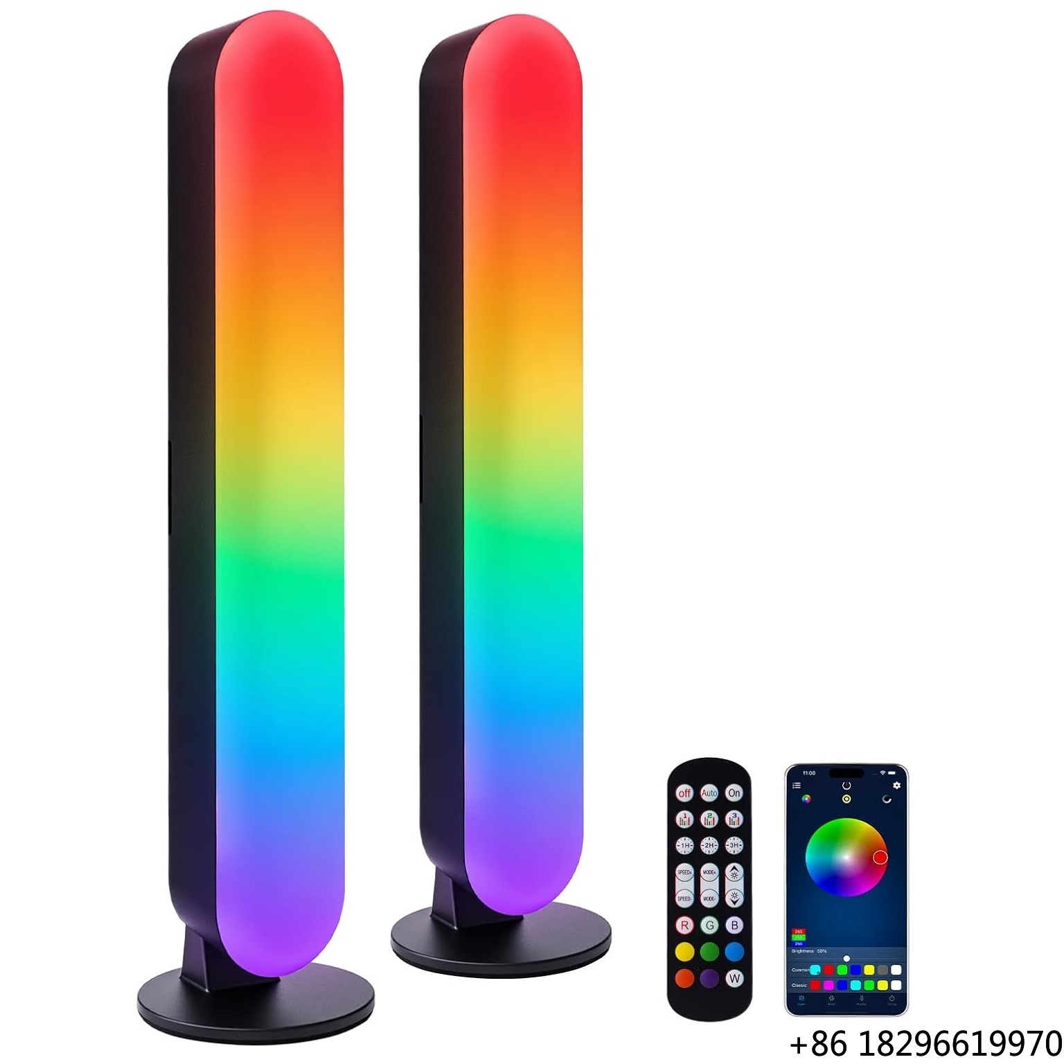 Ambient Light Bar Usb - Barre lumineuse LED RGB en plastique,
