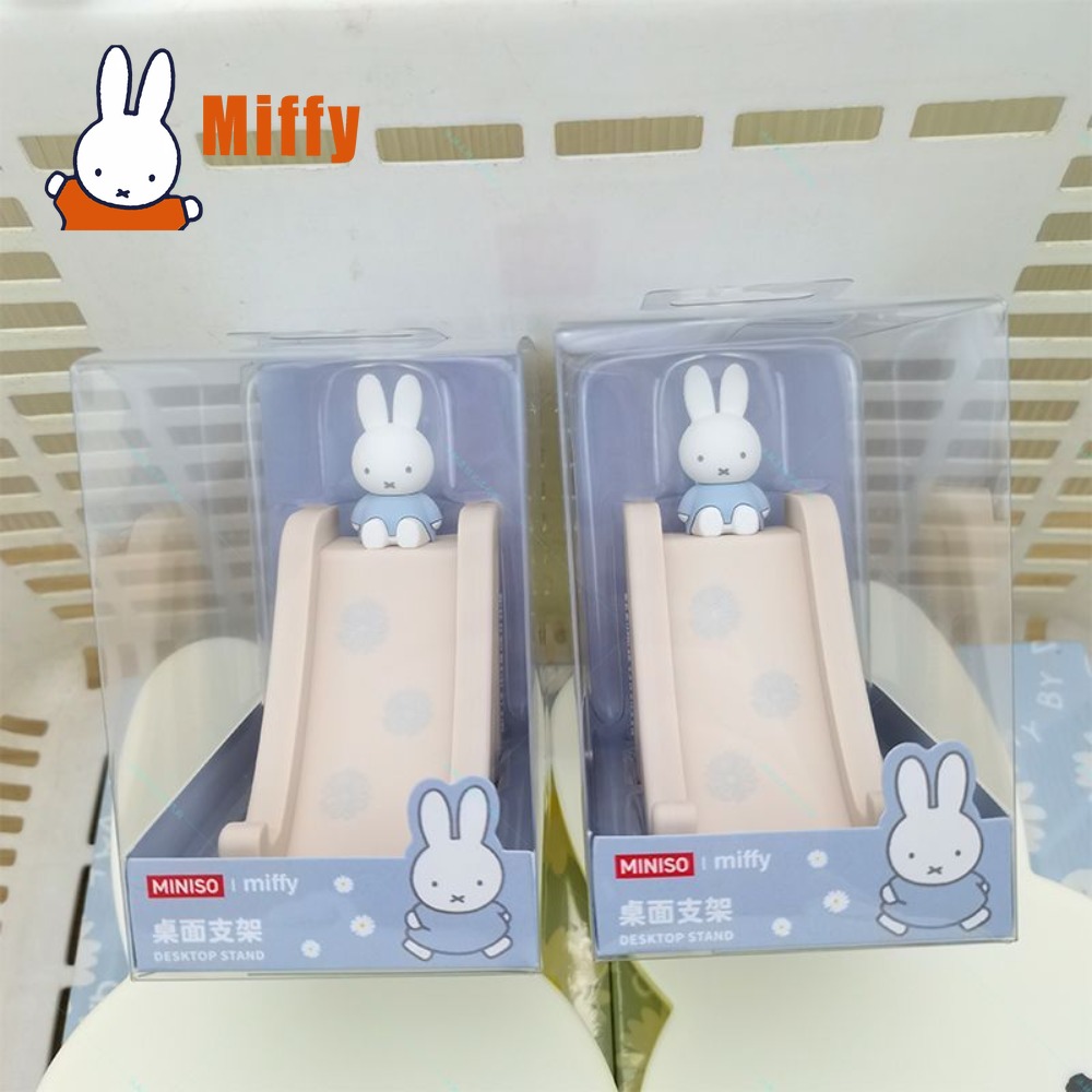 Desk Setup Table - Support de téléphone coulissant Kawaii Miffy,