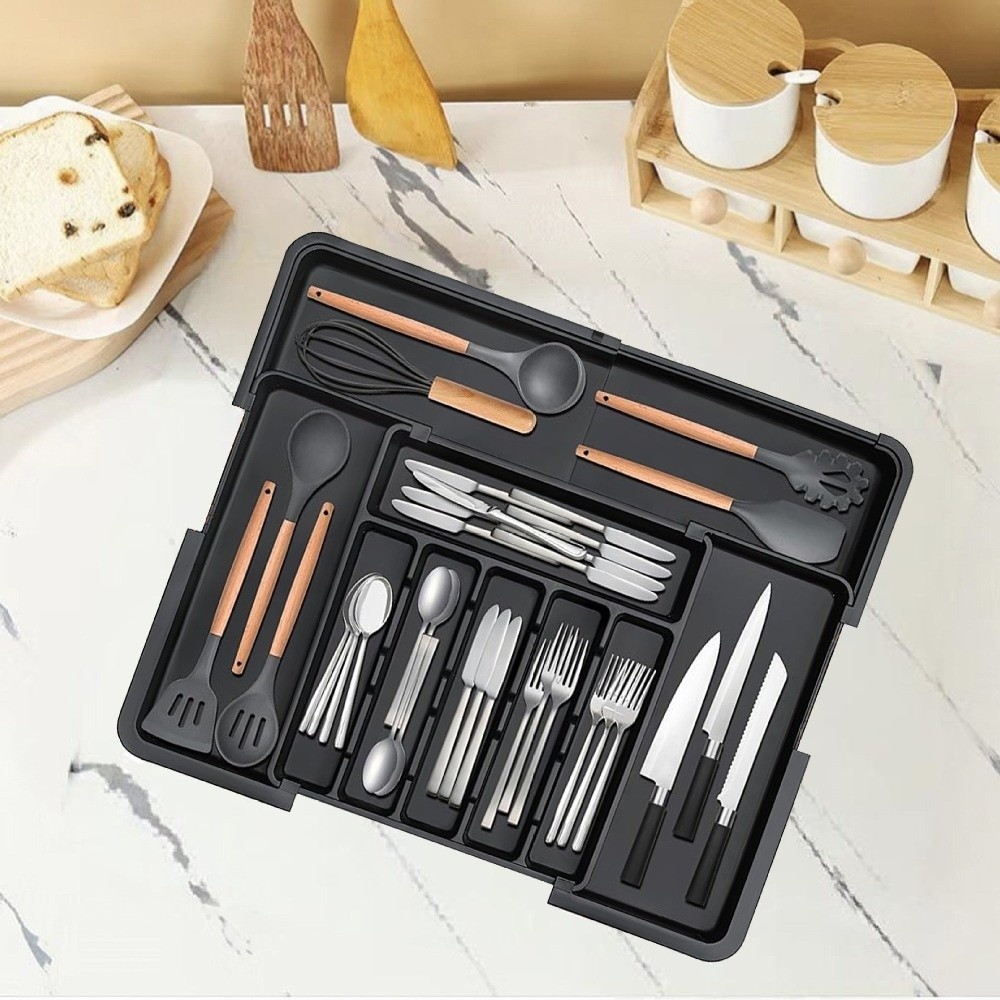 Desk Drawer Unit - Plateau de rangement rétractable avec compartiments,