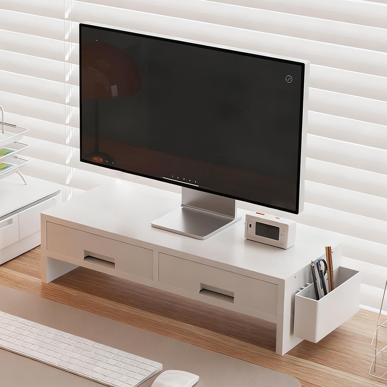 Desk Drawer Unit - Support de moniteur de bureau, Double