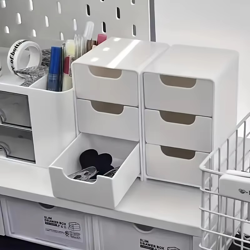 Desk Drawer Unit - Organisateur de bureau chic à 3