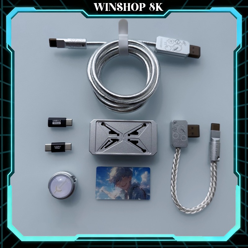 Desk Setup Aesthetic - WINSHOP Esports HUB Hub USB double