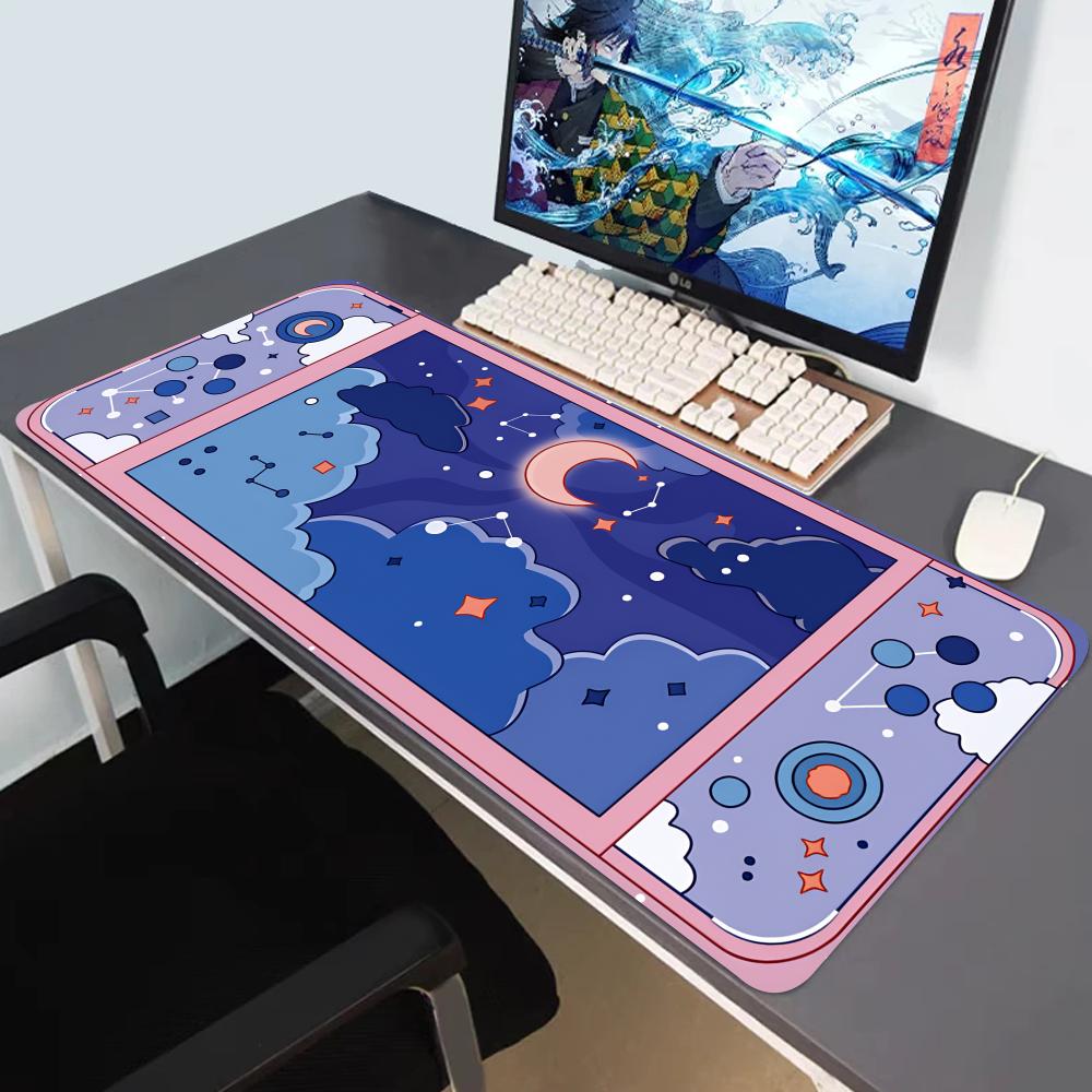 Desk Setup Aesthetic - HYBXAXC Tapis de bureau grand format