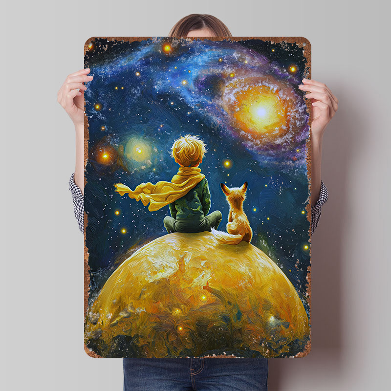Desk Setup Poster - Affiche imprimée du petit Prince et