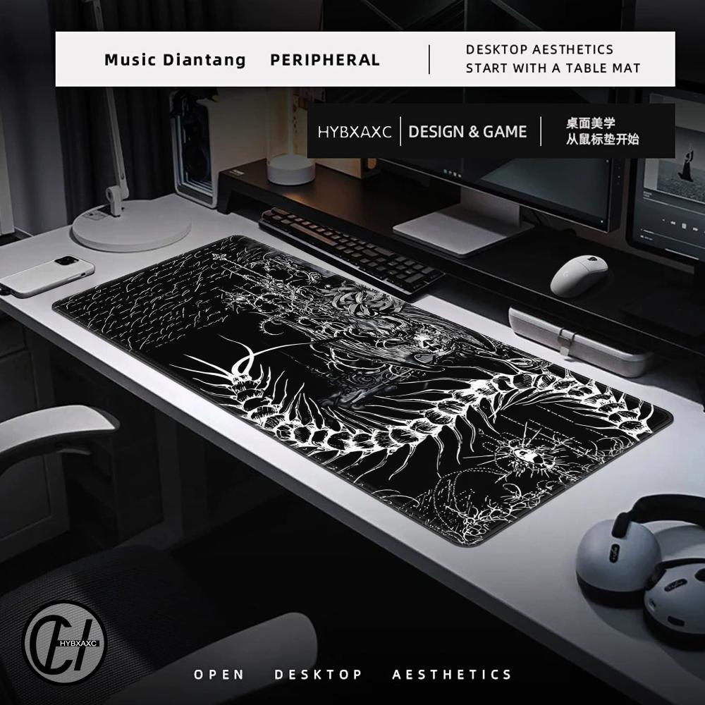 Tapis de bureau noir et blanc  - Desk Setup Aesthetic avis et prix