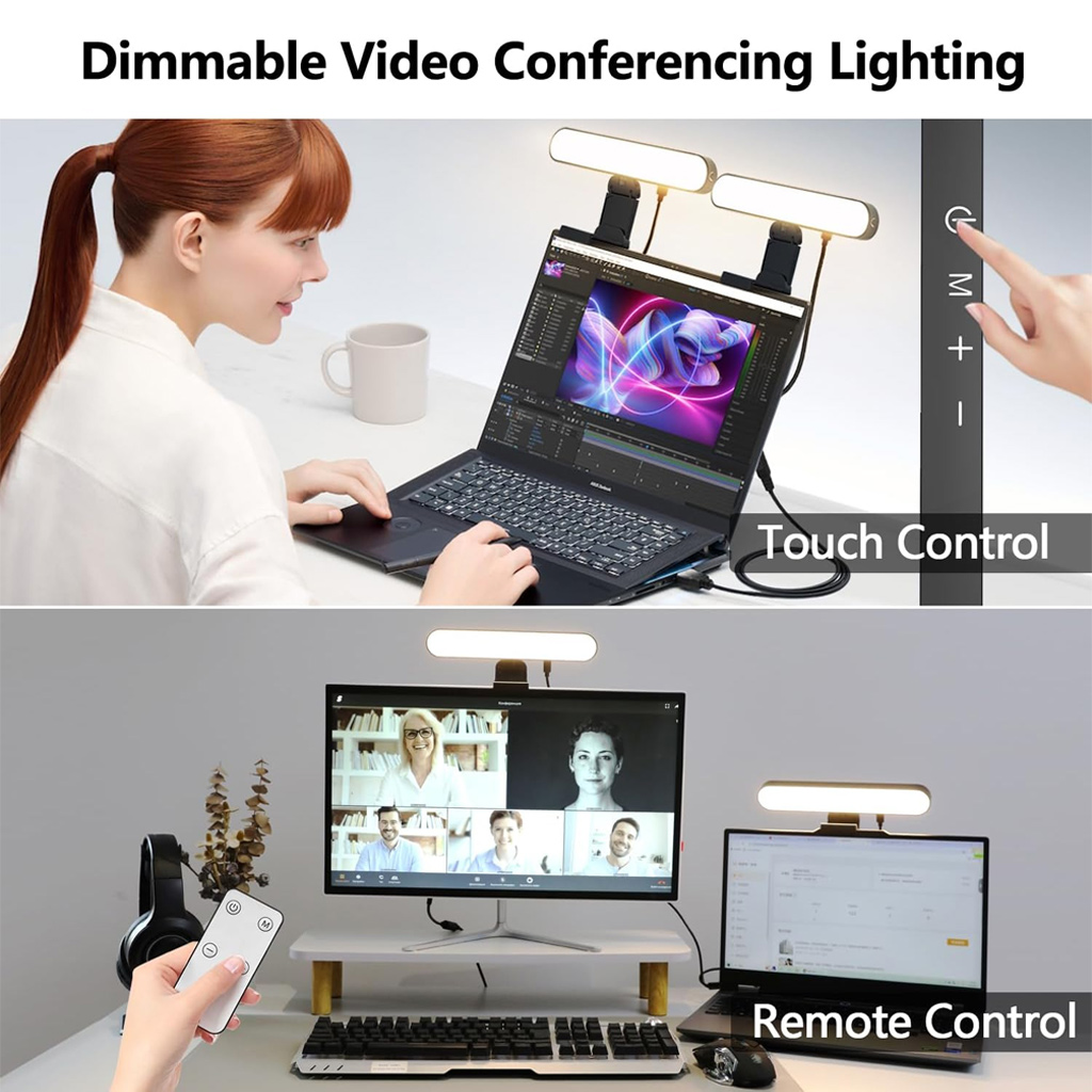 Lampe LED tactile à intensité  - Desk Setup For 2 Laptops avis et prix