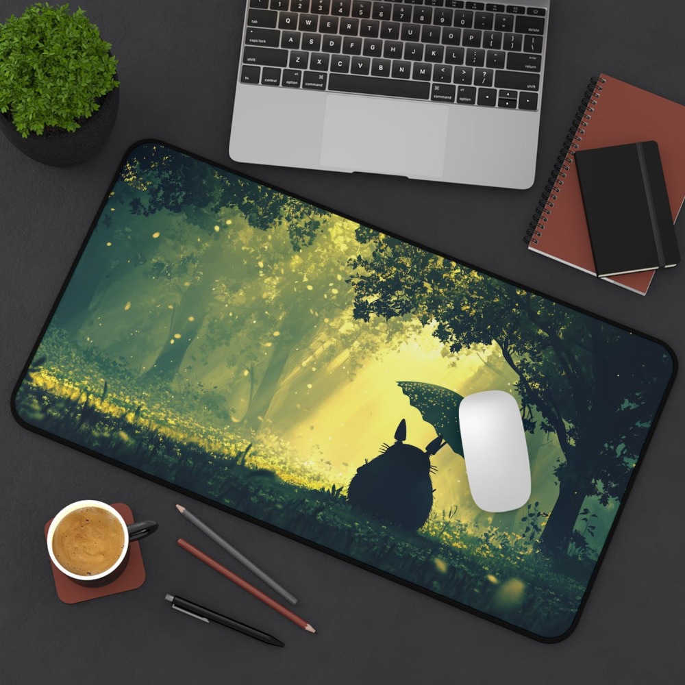 Grand tapis de bureau Totoro F - Desk Setup Aesthetic avis et prix