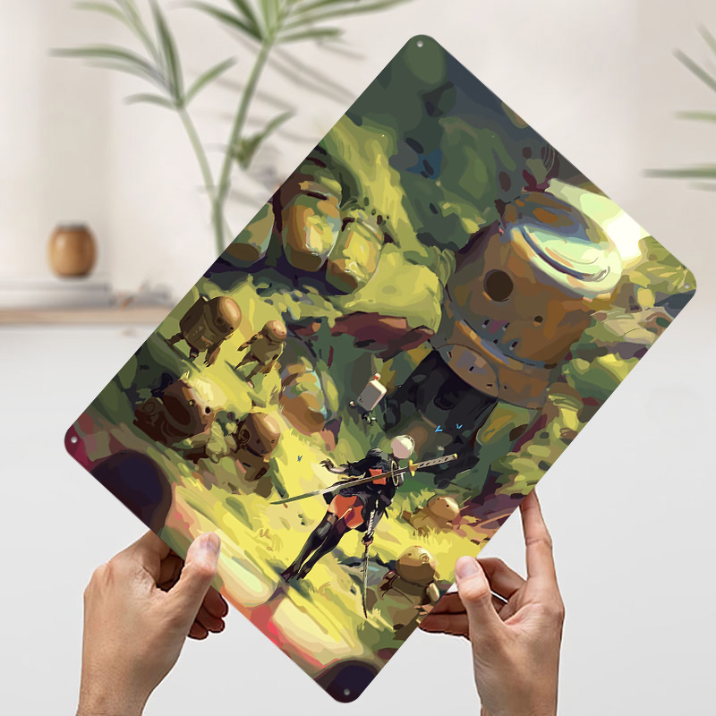 Nier Automata : Affiche métall - Desk Setup Poster avis et prix