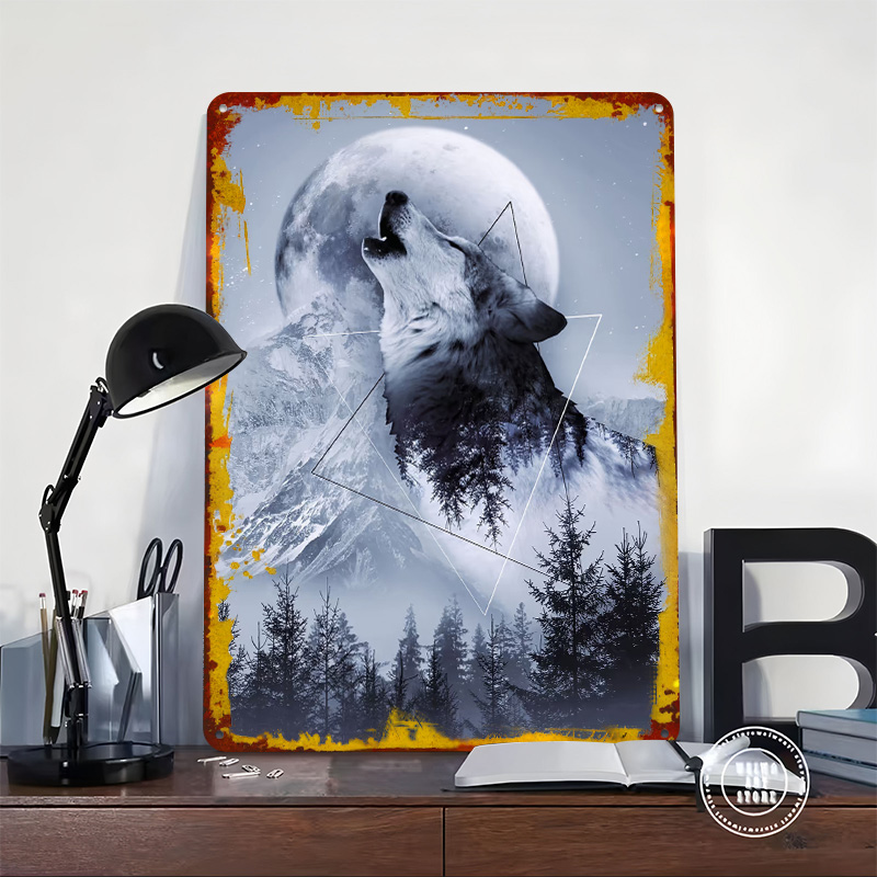 Affiche en métal 'Crie avec le - Desk Setup Poster avis et prix