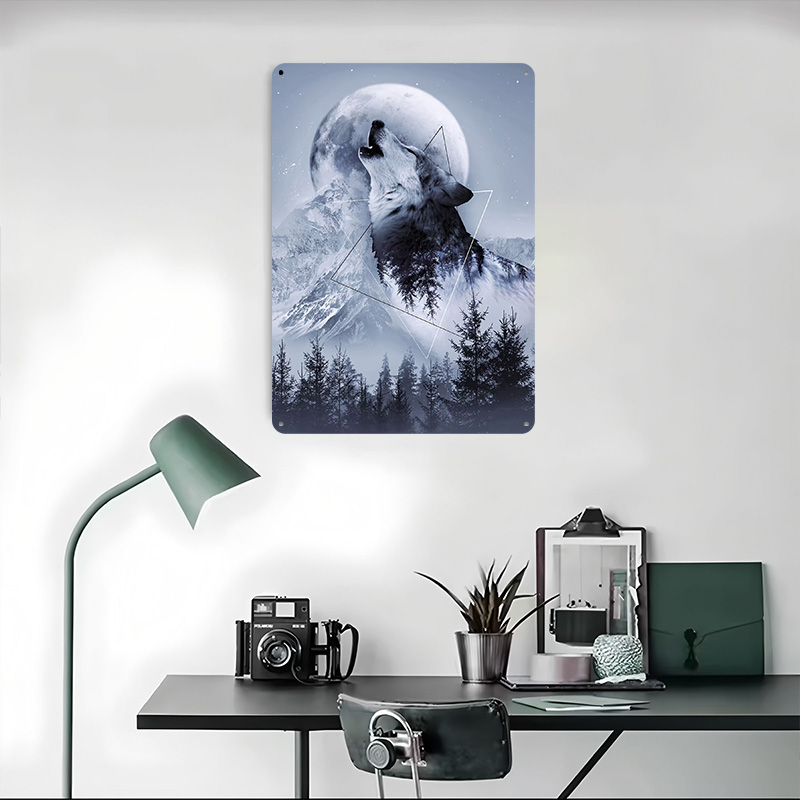 Affiche en métal 'Crie avec le - Desk Setup Poster avis et prix