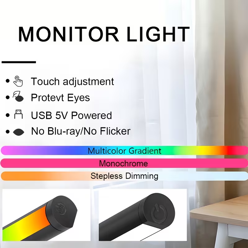 Barre lumineuse LED pour écran - Desk Setup Light avis et prix