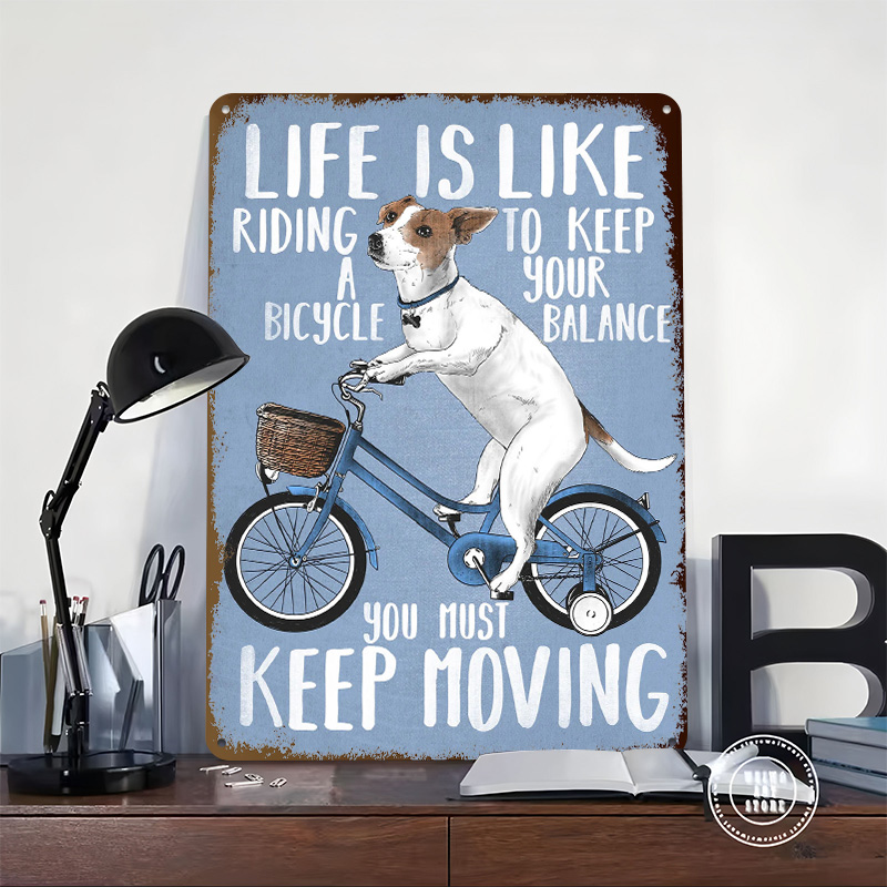 Affiche métallique « La vie es - Desk Setup Poster avis et prix
