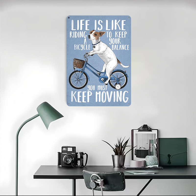 Affiche métallique « La vie es - Desk Setup Poster avis et prix