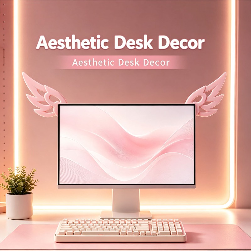 Décoration d'écran d'ordinateu - Desk Setup Aesthetic avis et prix