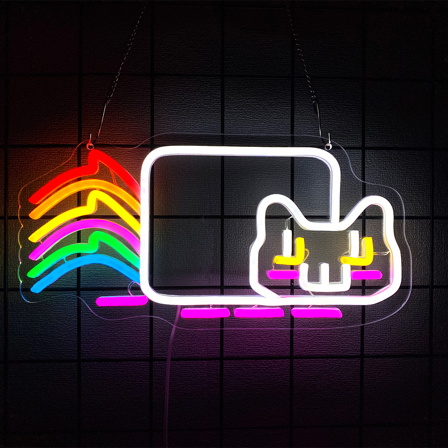 Enseigne néon LED Chat Arc-en- - Ambient Light Bar Usb avis et prix
