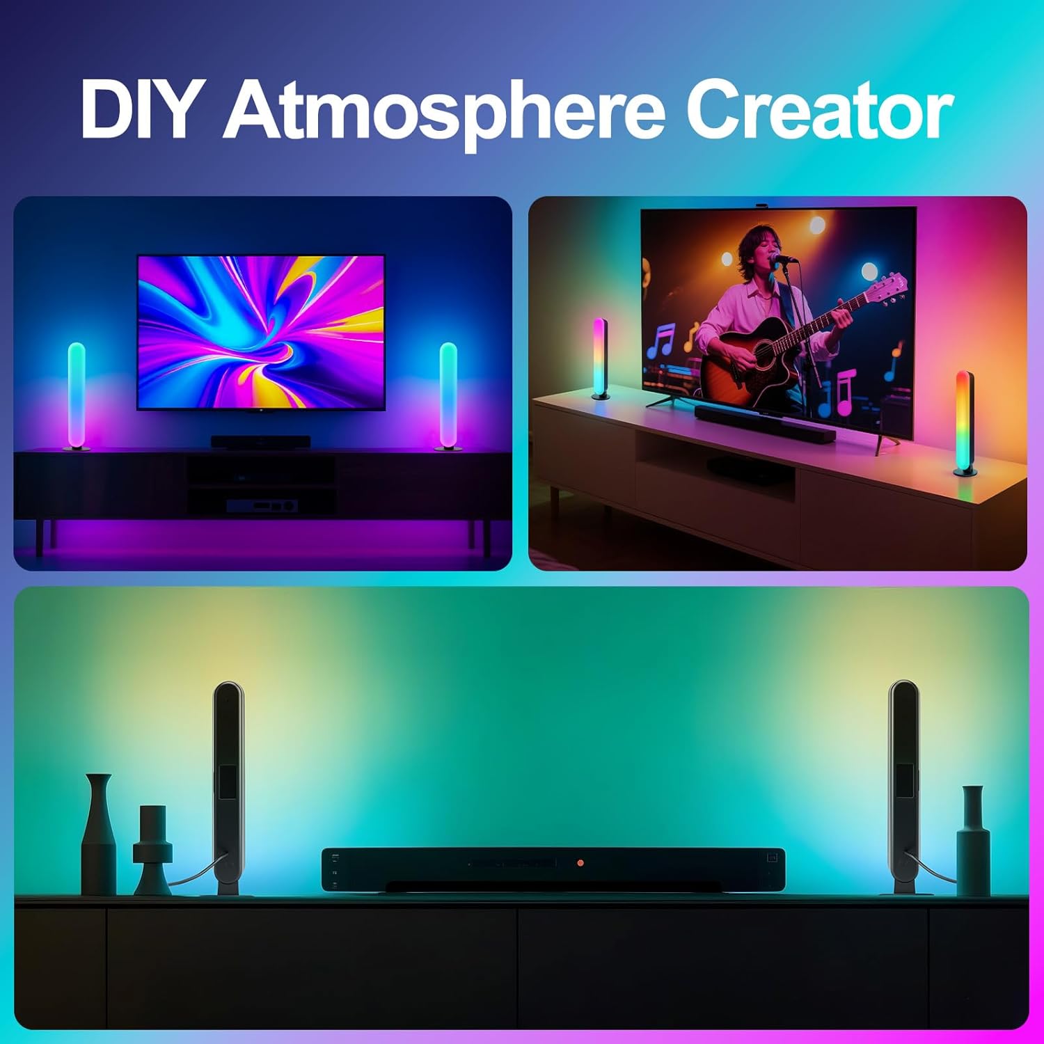 Barre lumineuse LED RGB en pla - Ambient Light Bar Usb avis et prix