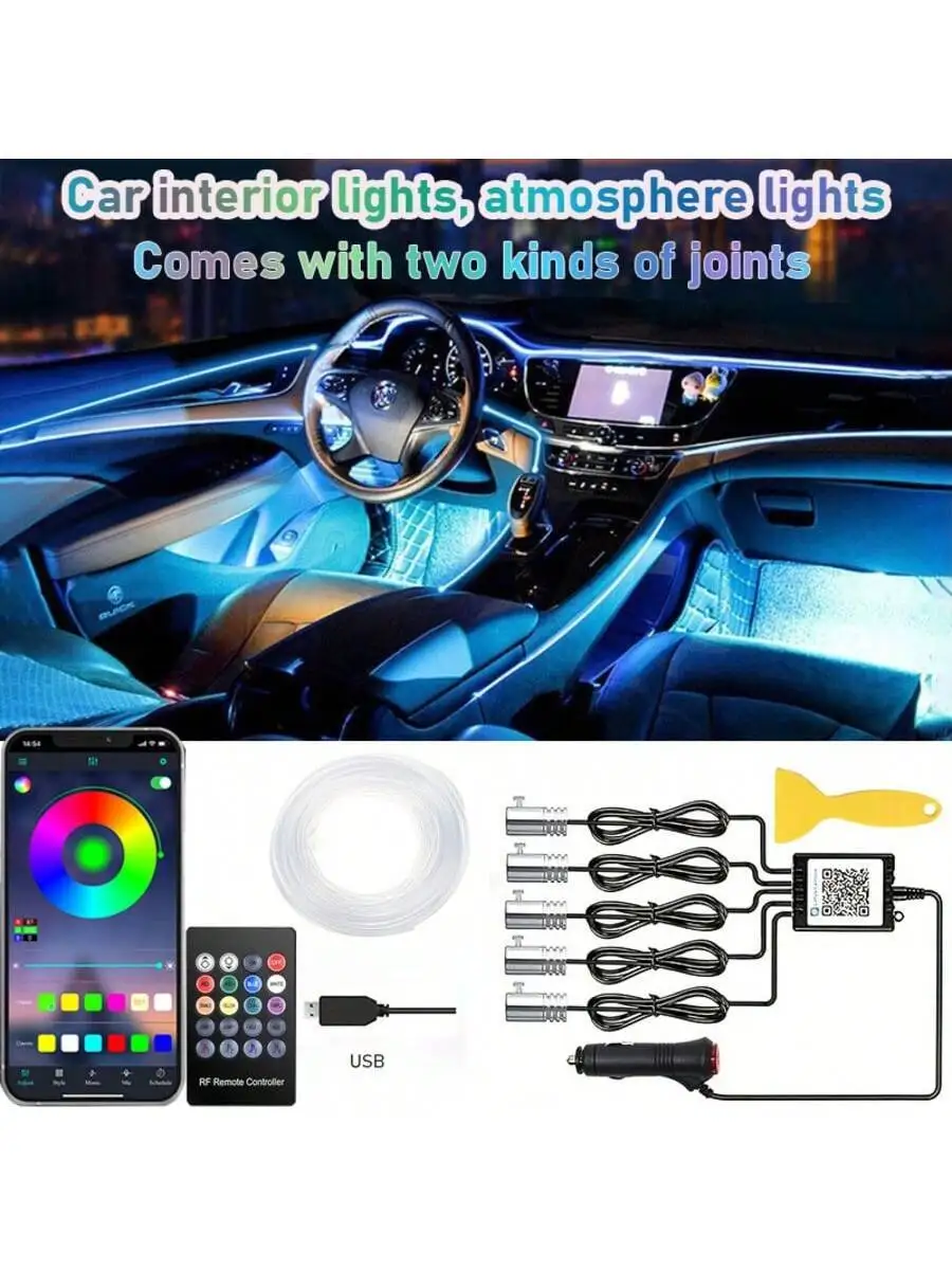 Éclairage intérieur de voiture - Ambient Light Bar Usb avis et prix