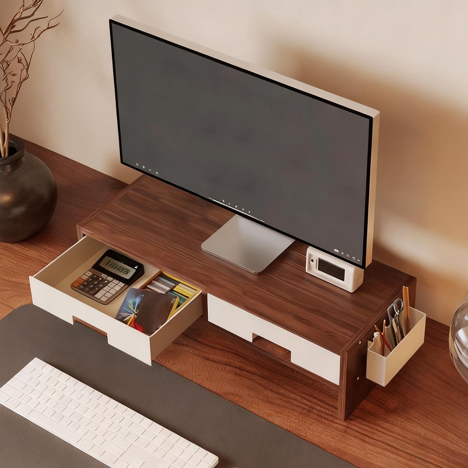 Support de moniteur de bureau, - Desk Drawer Unit avis et prix