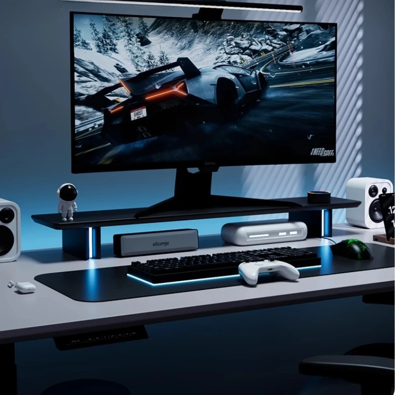 Support d'écran RGB ergonomiqu - Desk Setup For 2 Laptops avis et prix