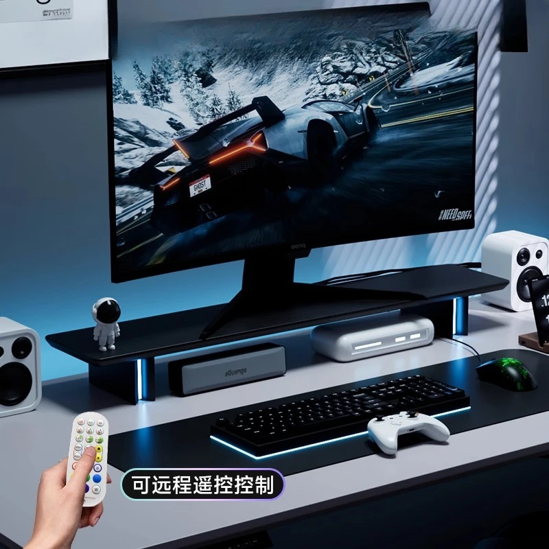Support d'écran RGB ergonomiqu - Desk Setup For 2 Laptops avis et prix
