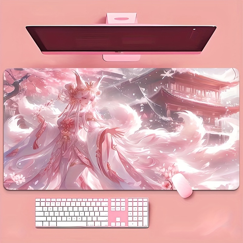 Tapis de bureau Anime Fox Girl - Desk Setup Aesthetic avis et prix