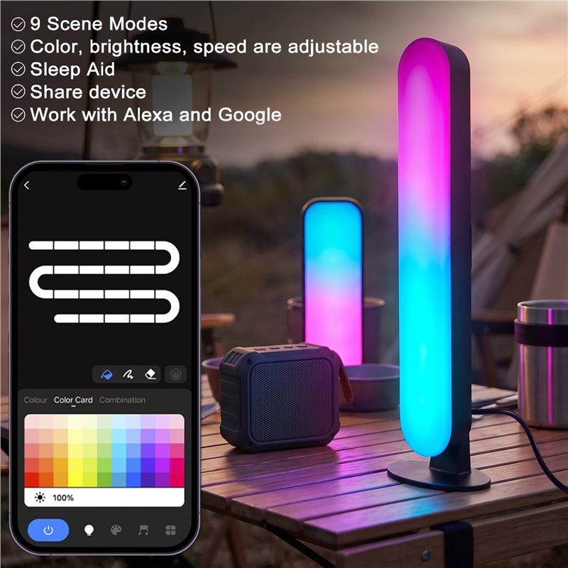 Barre lumineuse LED RGB AB46-R - Ambient Light Bar Usb avis et prix