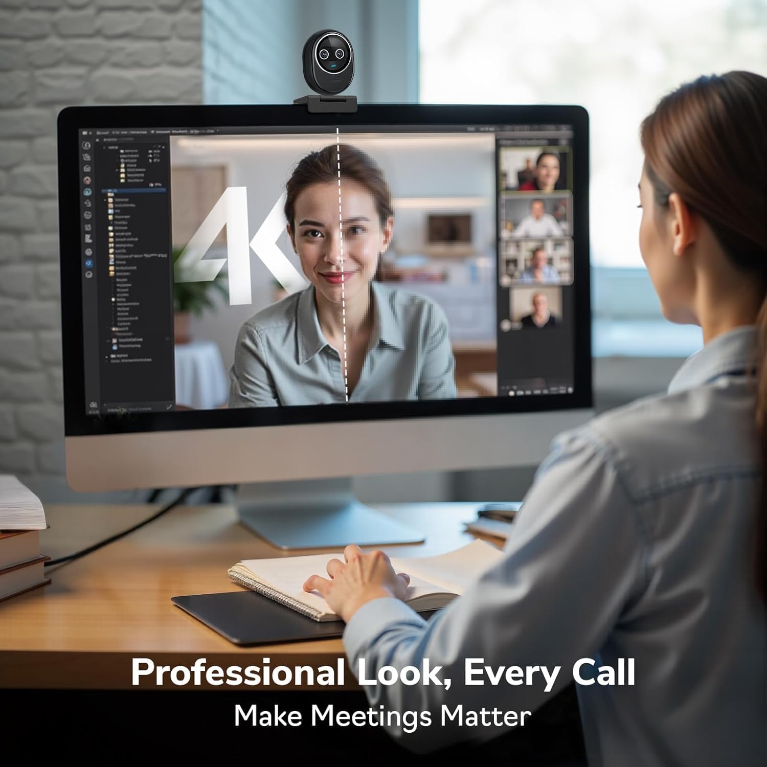 Webcam 4K EMEET à double camér - Desk Setup Ai avis et prix