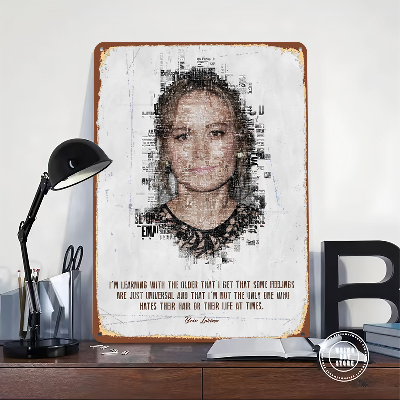 Affiche en métal avec citation - Desk Setup Poster avis et prix